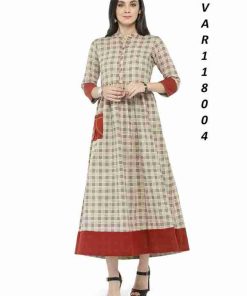Designer Kurti Collection || Discover Exquisite Luxury: Premium Cotton Long Gown Patterns in Indian Kurtis"