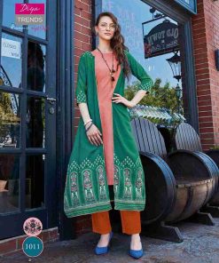 Diya Trends: Kurti with a Long Koti